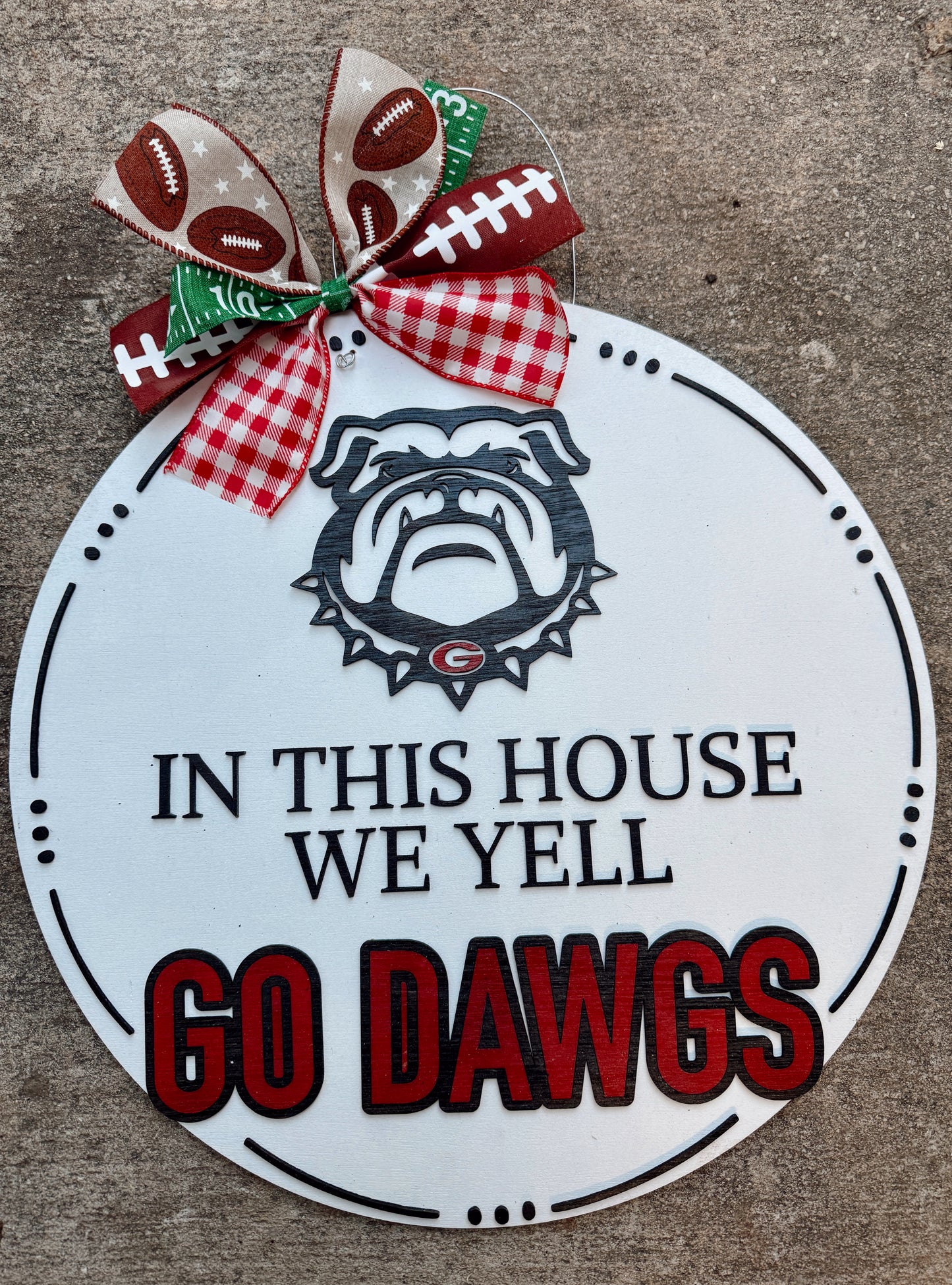 In this house we yell go dawgs