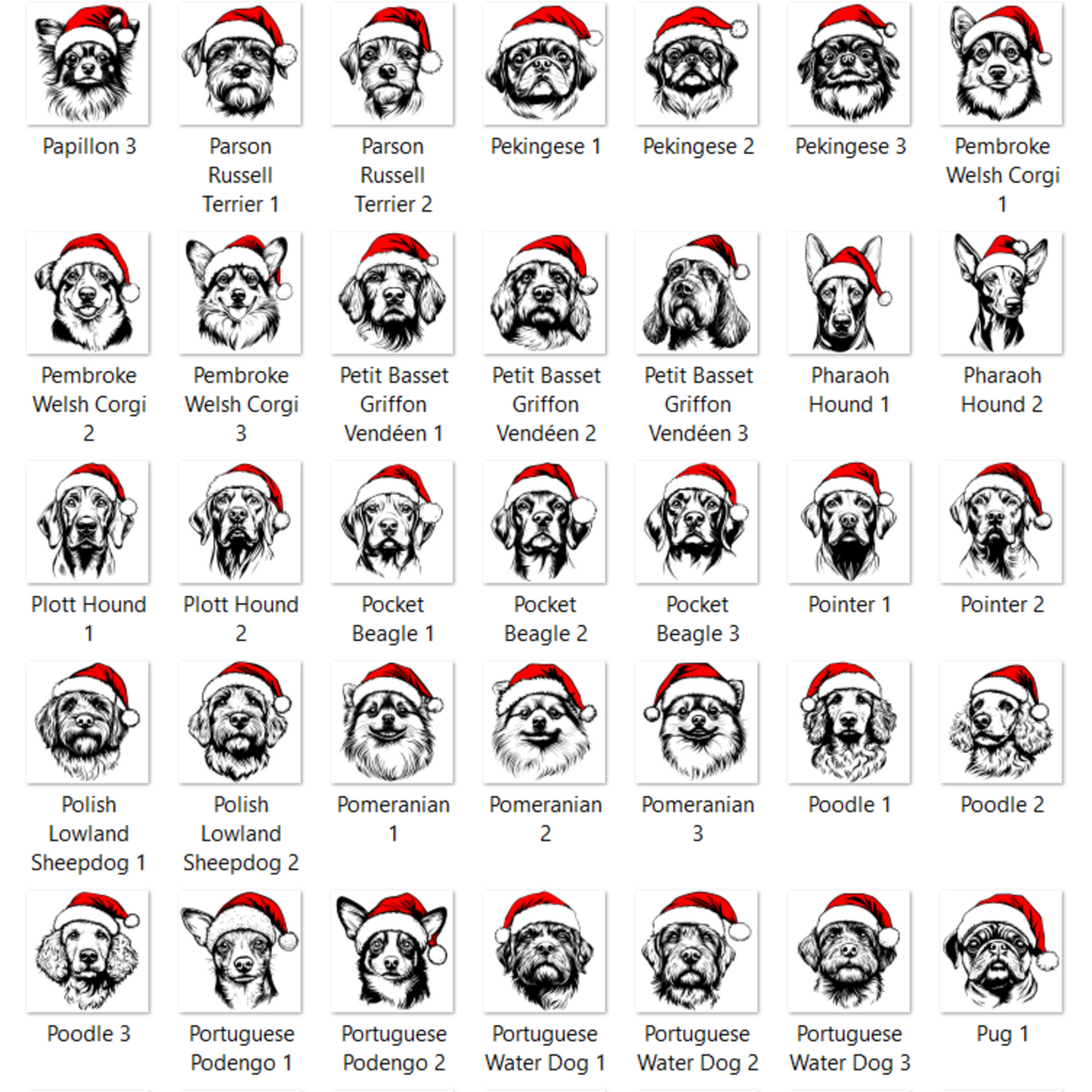 Santa Dog Sweatshirt