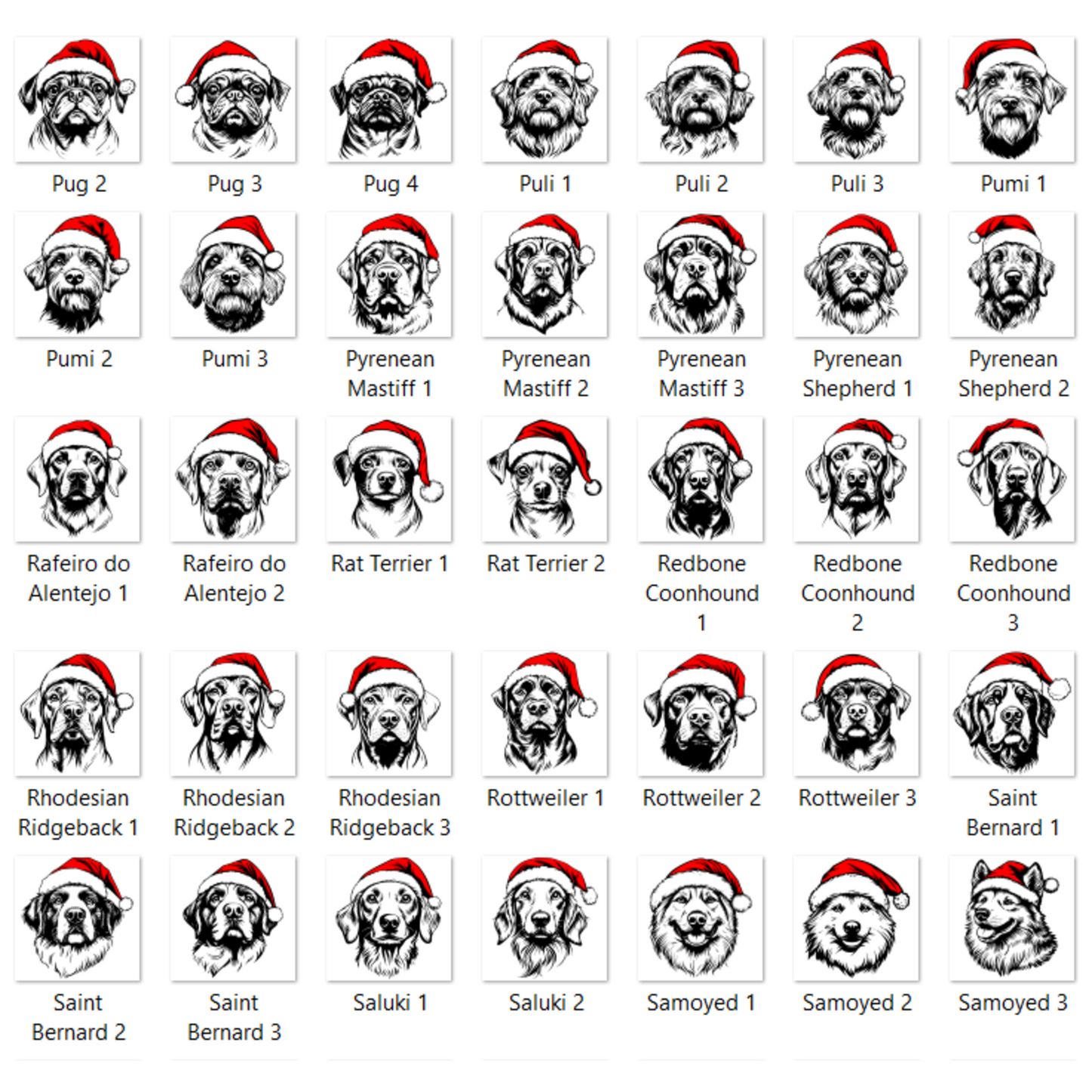 Santa Dog Sweatshirt