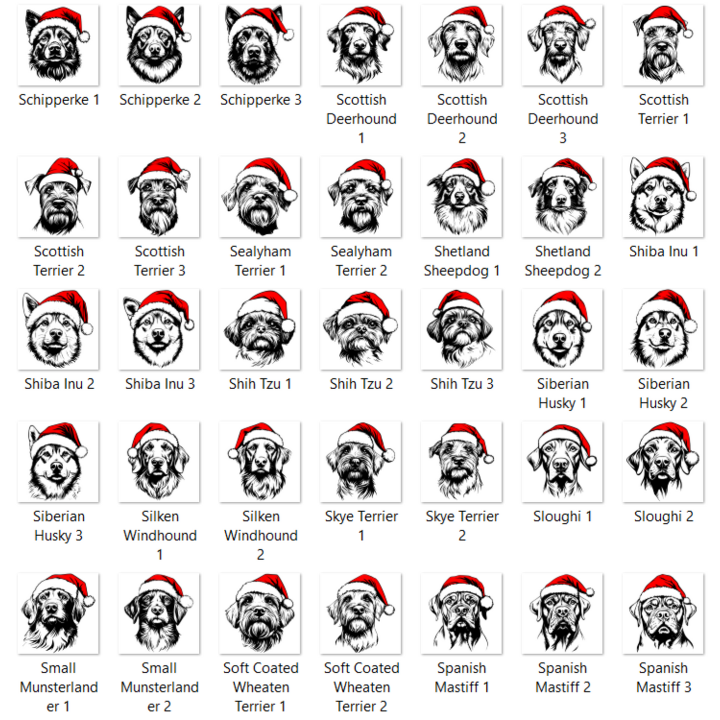 Santa Dog Sweatshirt