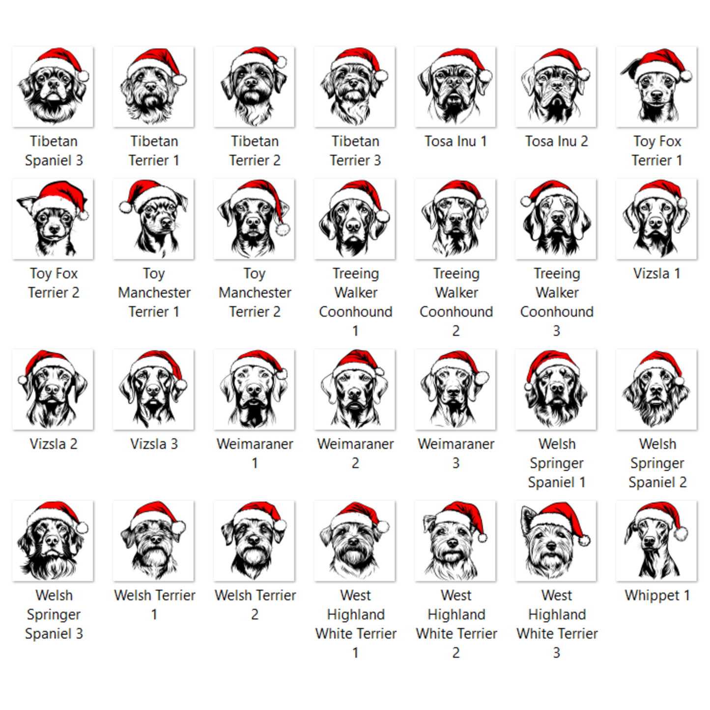 Santa Dog Sweatshirt