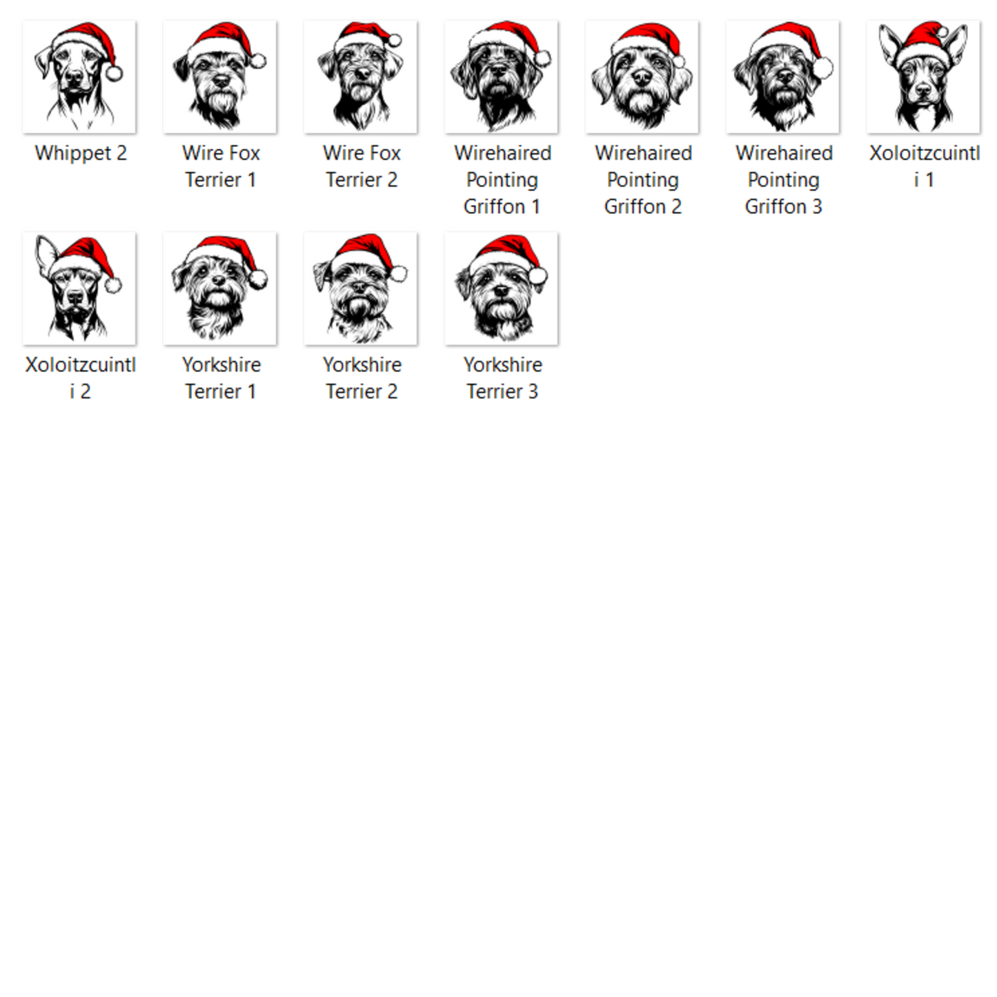 Santa Dog Sweatshirt