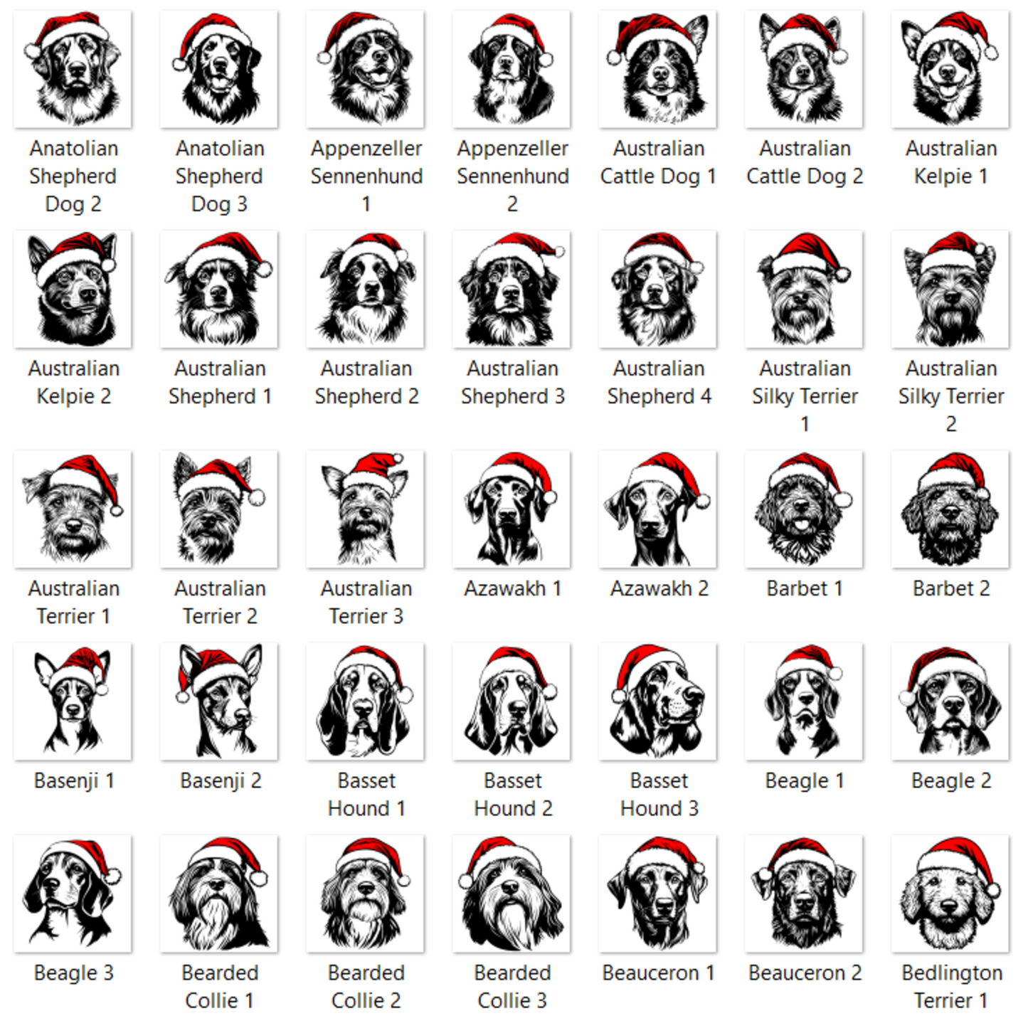 Santa Dog Sweatshirt