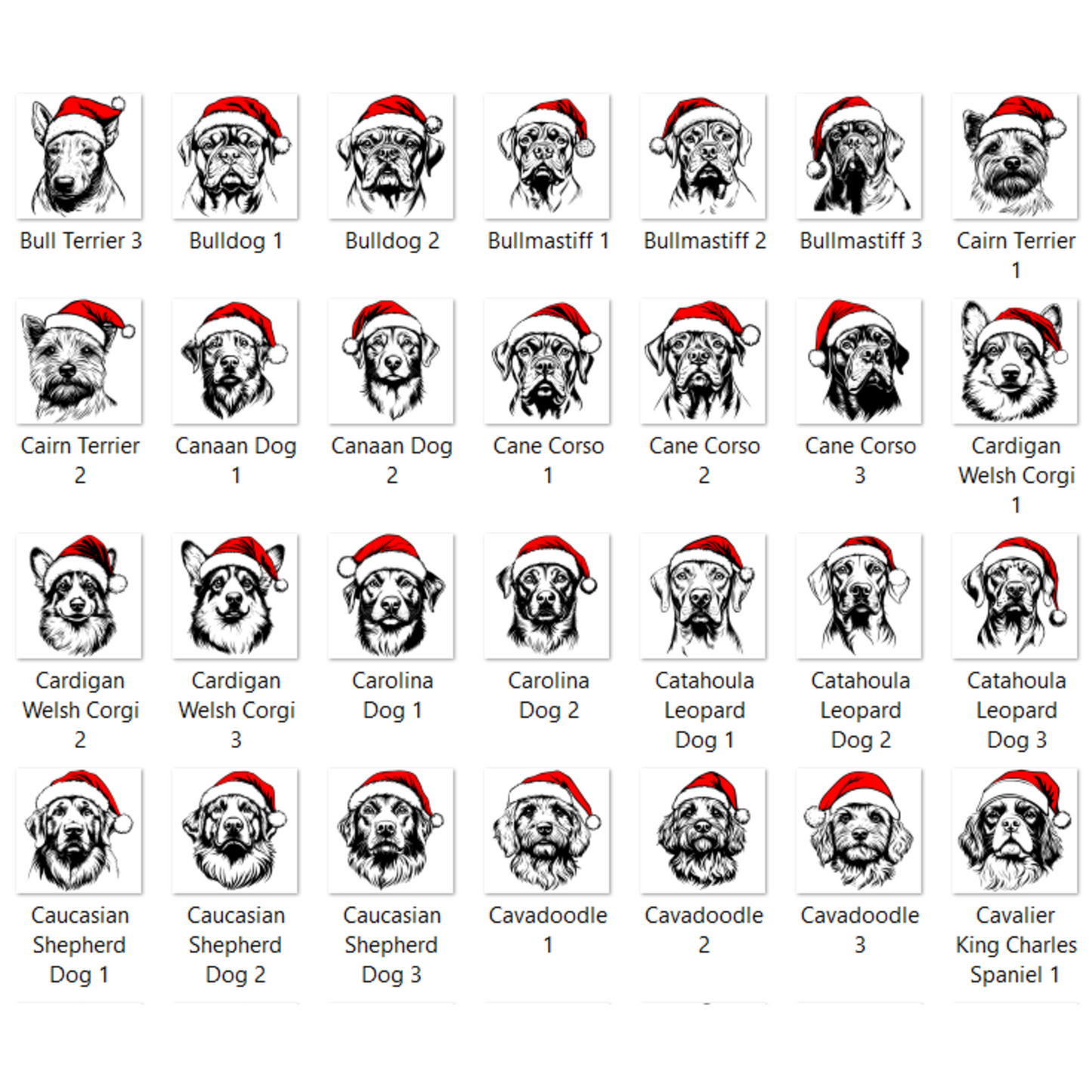 Santa Dog Sweatshirt